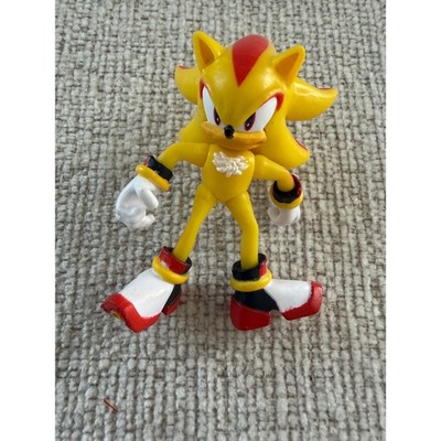 Jakks Pacific Sonic the Hedgehog Super Shadow 4'' Action Figure Loose  0732NT01