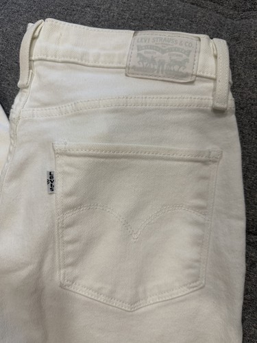 Levi's 28x30 6 Women's 311 Shaping Skinny White Mid Rise Stretch - Picture 2 of 9