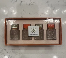 Tory Burch Signature Perfume Gift Set Box of Mini Bottles 0.24 FL OZ