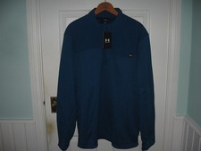 BNWT MEN UNDER ARMOUR ½ ZIP GOLF STORM SWEATERFLEECE TOP 2XL WATER REPEL VARSITY