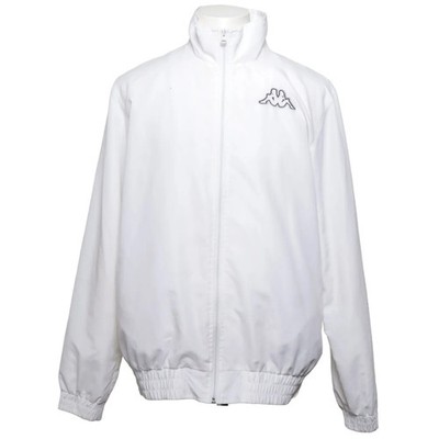 Kappa, Trainingsjacke, Herren, Größe: XL, Weiß, Polyester, Einfarbig #s8L