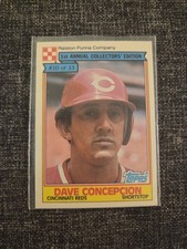 1984 Topps Ralston Purina Company #20 Dave Conception Cincinnati Reds 