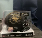 Trey Lance Signed Mini Helmet Beckett Witnessed W COA San Francisco 49ers