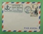 DR WHO 1957 FRENCH SENEGAL FDC MILITARY TROOP CENTENARY R55061
