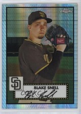 2021 Topps Chrome Platinum Anniversary Mega Box Prism Refractor Blake Snell 14kx