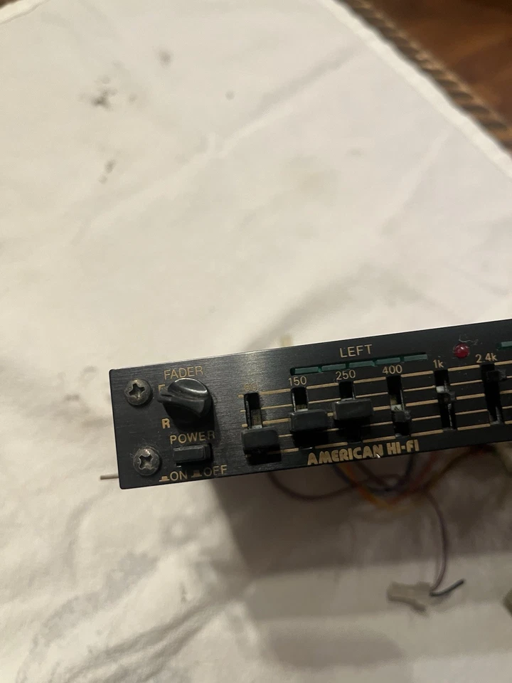 Vintage American Hi-Fi VTR-2020 7-Band Stereo Graphic Equalizer — Car EQ - Bild 4 von 4