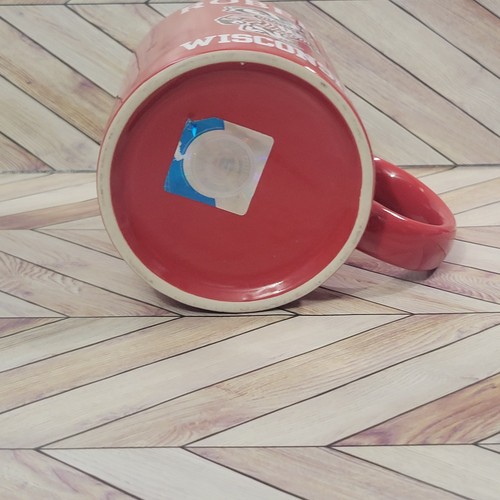 NCAA Wisconsin Badgers "Robert" rot Kaffeetasse Camp Style Keramiktasse -- - Bild 5 von 7