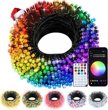 echosari Christmas String Lights, 200 LED 66Ft Color Changing Smart String Light