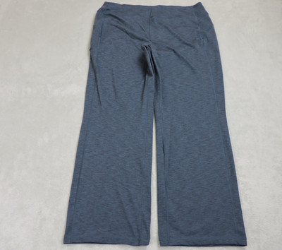 Duluth NoGA Classic Relaxed Leg Pants Women's XXL Blue 31'' Inseam Yoga Stretch