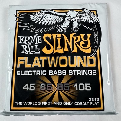 Ernie Ball Hybrid Slinky Flatwound Electric Bass Strings - 45-105 Gauge 2813