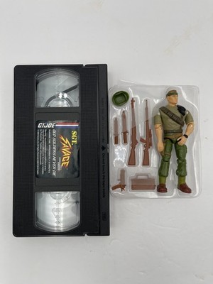 G.I. JOE Commando SGT. SAVAGE Action Figure with VHS Tape 1994 HASBRO Loose