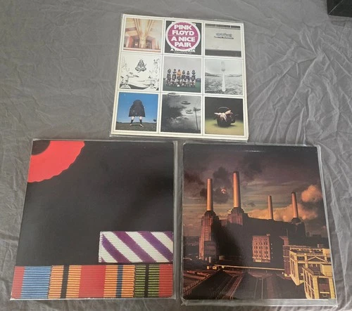Pink Floyd LP Lot A Nice Pair 1st 73 / The Final Cut 1st 83 / Animals RE / OIS