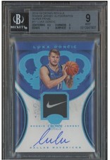Luka Doncic 2018 Crown Royale Rookie Jersey Autographs 1/1 Nike Swoosh Game Worn