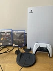 Sony PS5 PlayStation 5 Disc Edition Console White With Games