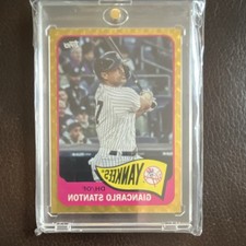 Topps 2023 Archives 1965 Giancarlo Stanton #194 FoilFractor One of One Yankees