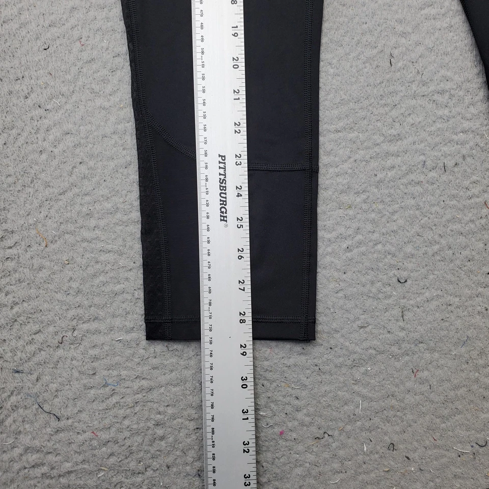 Victoria's Secret Capri Leggings Womens Medium Black Stretch Slim Fit Pull On - Image 3 of 4