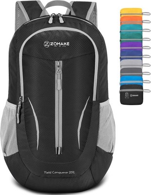 ZOMAKE Ultraleicht Faltbarer Rucksack - Packbare Backpacks 25L,Kleiner Faltbar