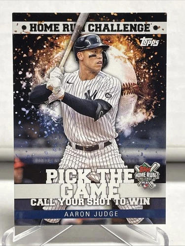 AARON JUDGE 2022 TOPPS HOME RUN CHALLENGE UNSCRATCHED INSERT CARD! NY YANKEES