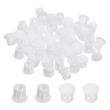 Plastic Hole Plugs, 99 Pcs 1/5"(6mm) Round Plastic Hole Caps, White