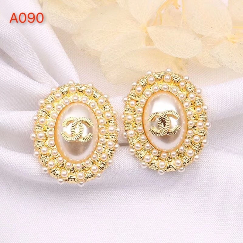 Pendientes Mujer Flor Perla Esmalte Metal (15 Estilos) Foto 2 de 4