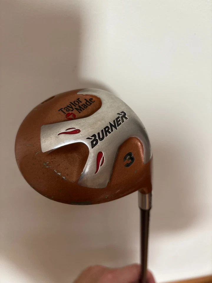 TaylorMade Burner Golf Clubs Wood Set 1-Wood Driver 3-Wood 5-Wood S-90 Plus Flex - Image 4 of 4