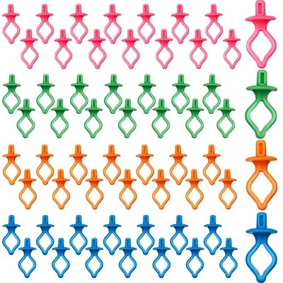 WILLBOND 60 Pcs Bobbin Holders for Thread Spools Bobbin Clips Preventing Tang...