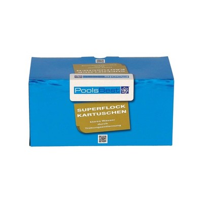 8x125g - PoolsBest  Flockungs-Kartuschen Dauerflock