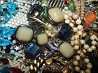 Junk Drawer Lot 2lbs Broken Vintage-Now Jewelry for Crafts Repairs — photo 6