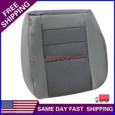 Front Left Driver Side Bottom Cloth Seat Cover Gray For 2006 2007 Ford F250