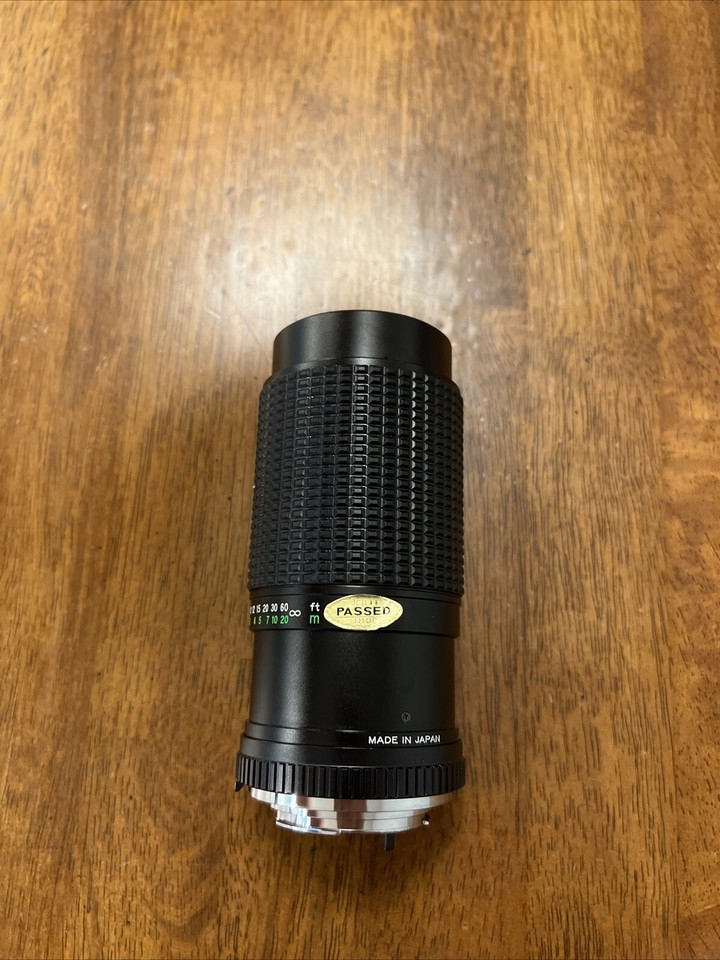 Objectif Zoom MACRO TOU/FIVE Star 75-200mm F/4.5 - Occasion Pour Appareil Photo Reflex - Vintage, Bon état