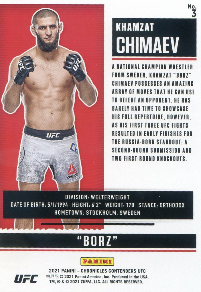 その他 5 UFC Chronicles Hobby 2021 panini Amazon.com: 2021 Panini Chronicles UFC BLASTER box (40 cards
