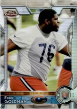2015 Topps Chrome #160 Eddie Goldman RC Refractor