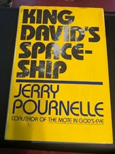 KING DAVID'S SPACE-SHIP BY JERRY POURNELLE HC  1980  BOOK CLUB EDITION