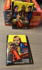 THE A-TEAM 1983 TOPPS TRADING CARDS SEALED WA...