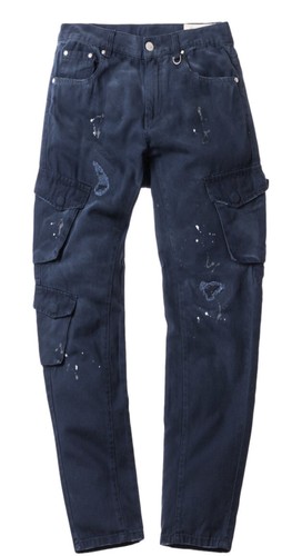 $350 Kith 28 Columbus Cargo Pants Blue 