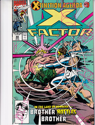 X-FACTOR Vol. 1 # 60 November 1990 MARVEL Comics - Cable