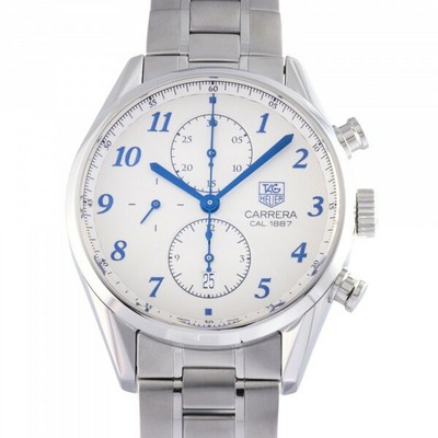 Tag Hoyer Heuer Carrera Car2114.Ba0724 Silver Dial Secondhand Wristwatch  Mens | eBay