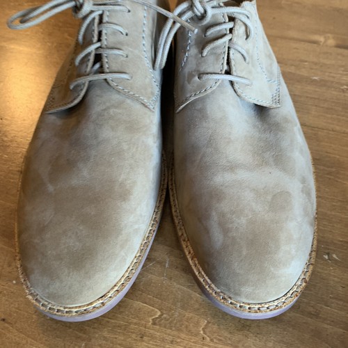 Clarks Tan Nubuck Oxfords Mens Size 12 M - Picture 6 of 11