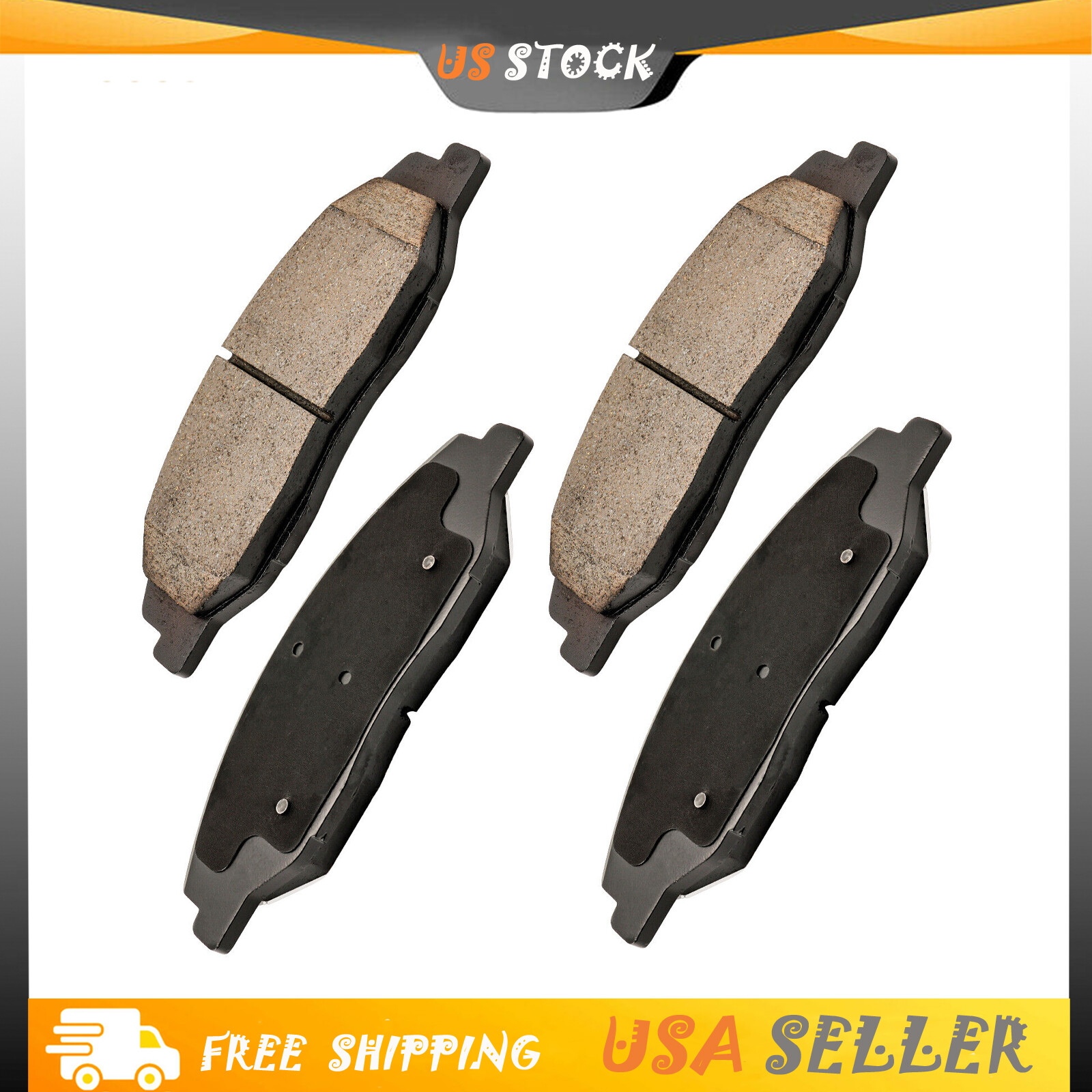 2008-2014 Cadillac CTS & 2009-2011 STS Front Ceramic Brake Pad Set