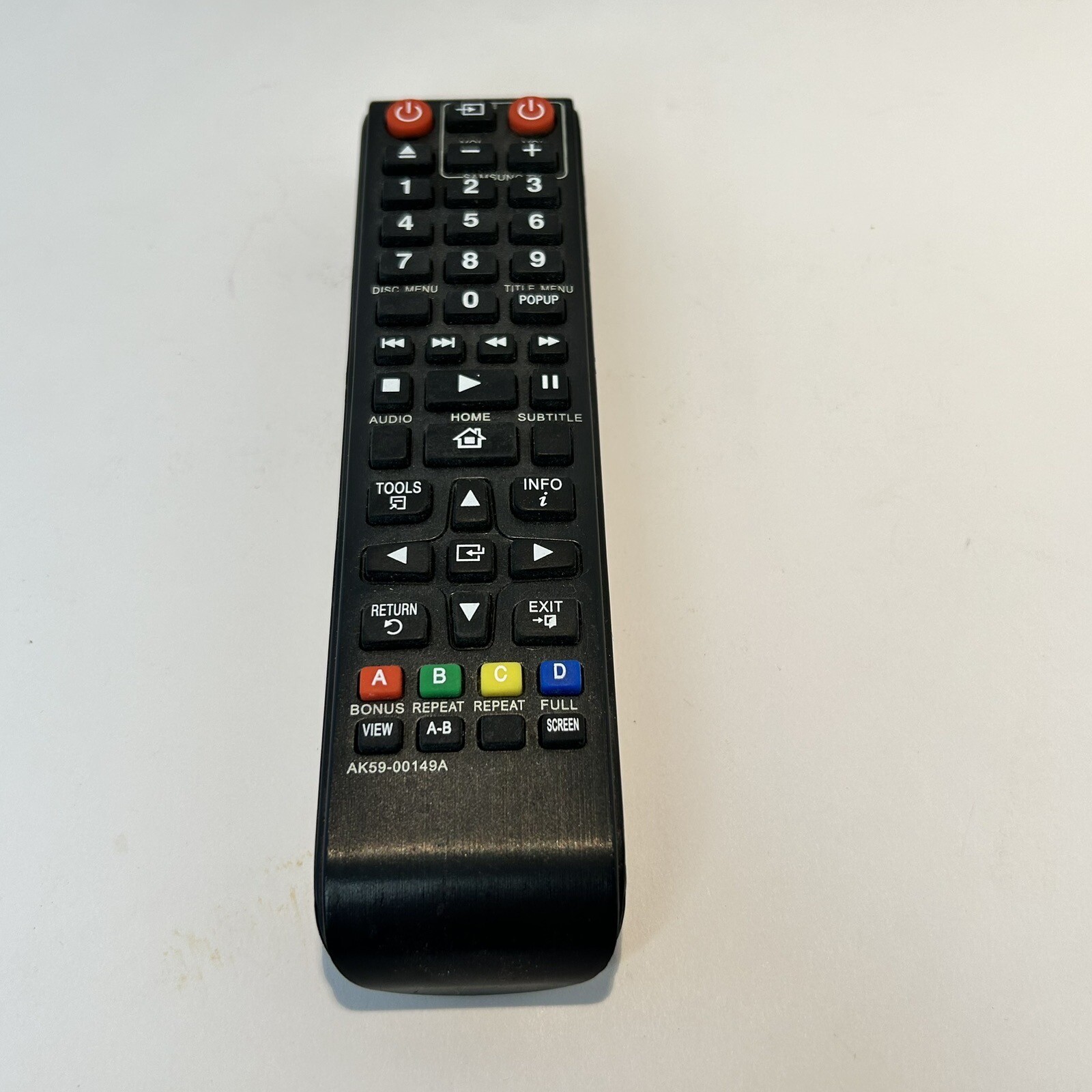 Samsung Bluray Player with remote Black Model BDJ5100 working order