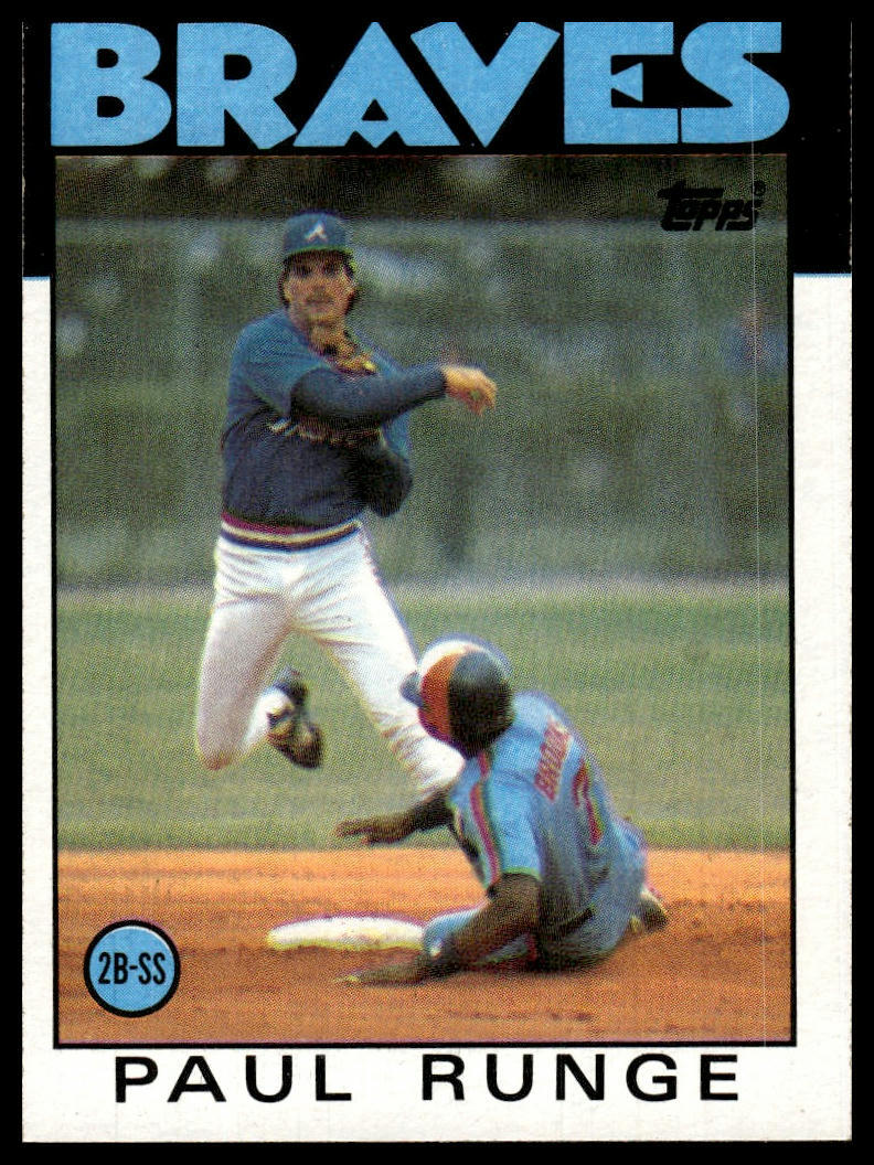 1986 Topps #409 Paul Runge UK