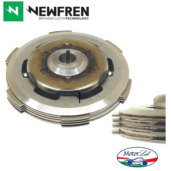 NEWFREN FRIZIONE MODIFICA 6 MOLLE RINFORZATA 4 DISCHI Ape 50 FL2