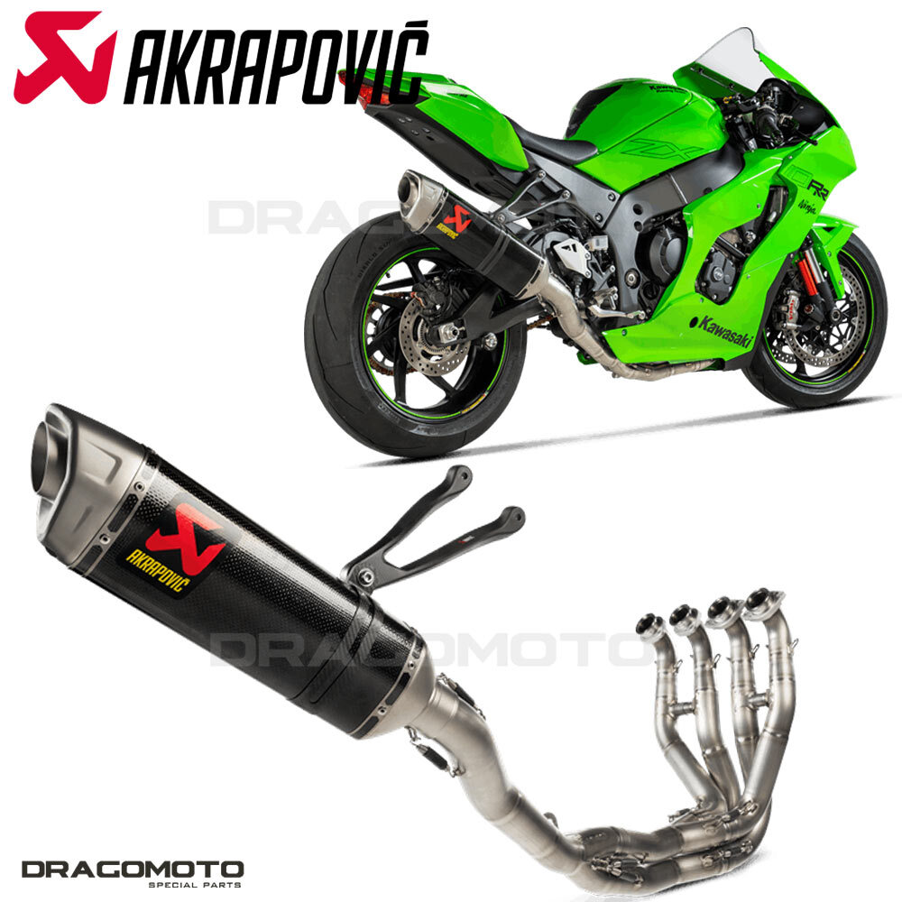 11ボックス KAWASAKI ZX-10 R 2021-2025 Full exhaust AKRAPOVIC Carbon Evo RC S