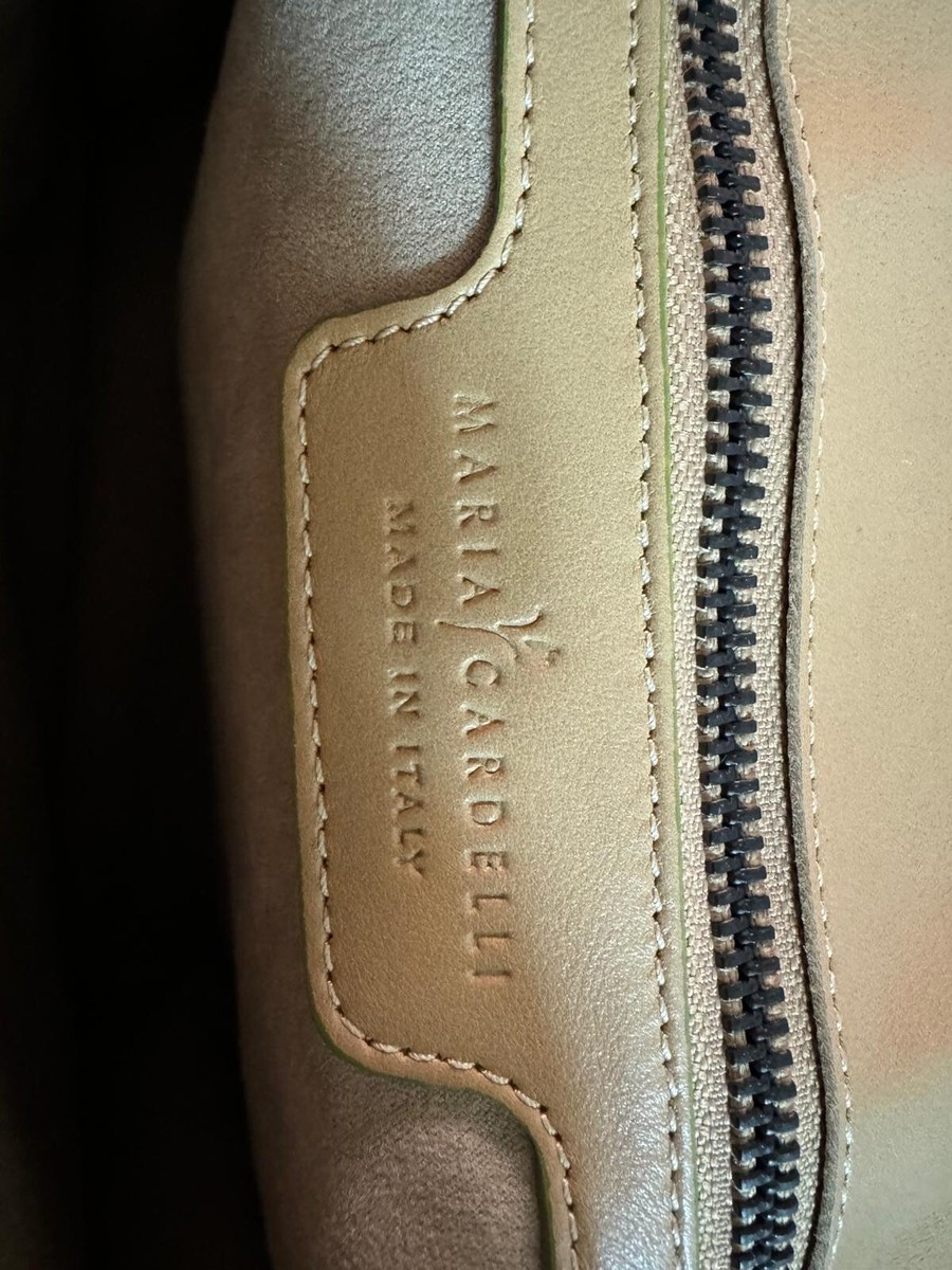$1500 ITALY ❤️ MARIA CARDELLI Leather Beige Leather  display picture 3