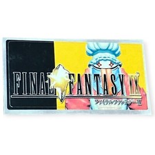 Sony PlayStation 1 PS1 Final Fantasy IX 9 F Vintage VTG 2000 Memory Card Sticker