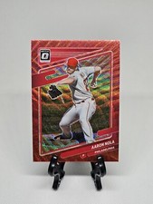 2021 Panini Donruss Optic Baseball Red Wave Parallel  Prizm Aaron Nola #129