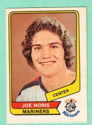 (1) JOE NORIS 1976-77 O-PEE-CHEE WHA # 46 MARINERS ROOKIE EX-MT CARD (L3275)
