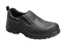 Avenger Men's Black Leather WP Slip/Oil Resist. EH Composite Toe Work Shoe A7109