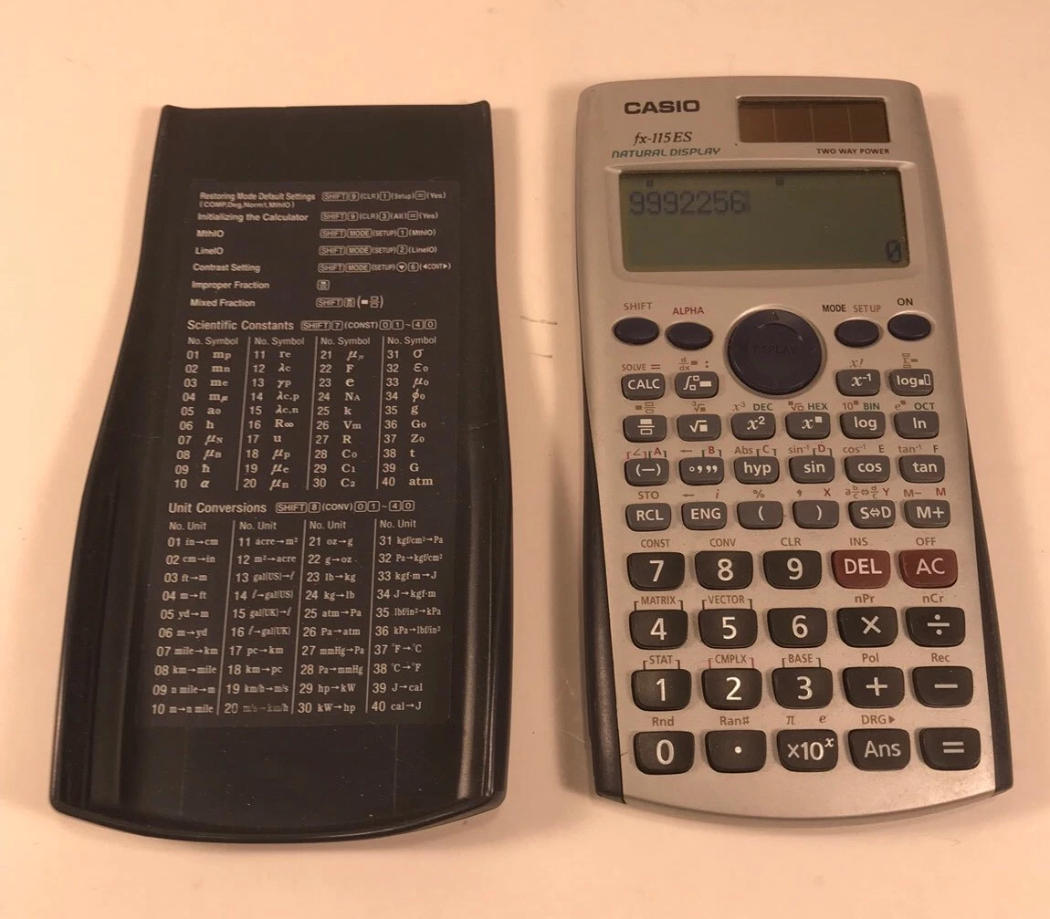 Natural display top scientific calculator