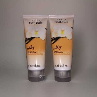 Vintage AVON Naturals Anti bact hand gel Silky Vanilla 2.5 fl.oz NOS! Sealed